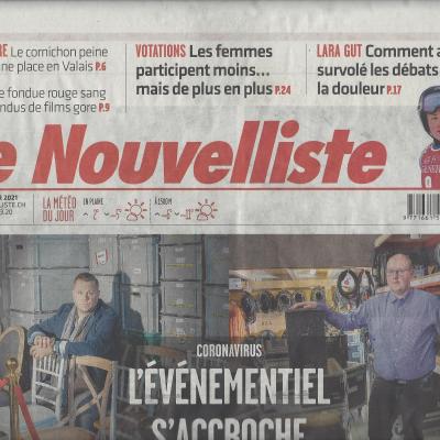 Nouvelliste 26 janvier 2021